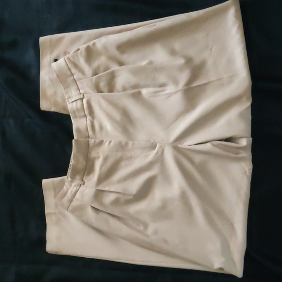 Nicole Miller High Rise Straight Leg Dress Women Pants. Color Taupe/Tan. Size L. - Picture 5 of 11